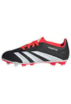 adidas Predator.4 L FxG J Basket, Core Black/FTWR White/Solar Red, 38 EU