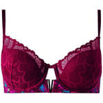 Rembourrés Morgan  Soutien-gorge ampliforme coques moulées souples bordeaux Alma