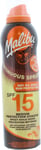 Malibu Sun SPF 15 Continuous Dry Oil Spray for Tanning with Shea Butter Extract