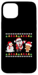 Coque pour iPhone 15 Plus Pull de Noel Christmas Dab Pere Noel Pain D'epice Noel