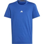 adidas Heather Trenings T-skjorte Barn - Blå - str. 128