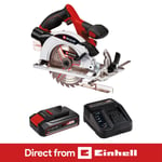 Einhell Cordless Circular Saw 165mm 18V TE-CS 18/165-1 Li With Battery & Charger