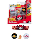 Ceinture - BANDAI - Pokémon Clip ‘N’ Go - 1 ceinture, 2 Poké Balls et 1 figurine Salamèche 5 cm