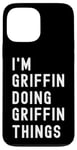 Coque pour iPhone 13 Pro Max Je Suis Griffin Qui Fait Des Choses à Griffin