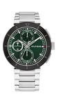 Tommy Hilfiger Montre Analogique Multifunction à Quartz pour Homme avec Bracelet en Acier Inoxydable, Green