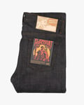 Naked & Famous Denim Weird Guy Regular Tapered Mens Jeans - Elephant 13 Red Core