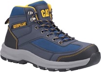 Caterpillar Mens Safety Boots Elmore mid Lace Up navy UK Size