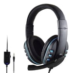 Gaming Headset Wired LED Headphones Stereo with Mic For PC Desktop & laptop PS-4