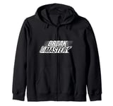 Tennis Art Break Master Racket Sport Lover Zip Hoodie