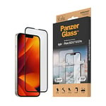 PanzerGlass™ Anti-Reflective screen protector for iPhone 14 - shockresistant tempered glass for iPhone with matt surface - case friendly full screen protector - with mounting aid