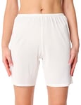 Bellivalini Femme Pantalon Court Shorts de Soie de Viscose BLV50-269 (Ecru, XS)