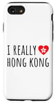 Coque pour iPhone SE (2020) / 7 / 8 J'aime vraiment Hong Kong