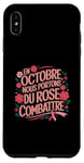 Coque pour iPhone XS Max Ruban Rose Combattre Le Cancer Du Sein Octobre Rose