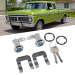 2-pack Dörrlåscylinder 5070001 Stöldskydd med Nycklar Bil Tändningslås Ersättning för Ford Truck F100 F250 F350