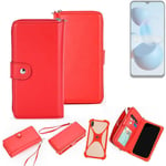 Wallet Mobile phone cover Cubot A10 Phone protective Case red