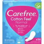 Terveysside Carefree Carefree Cotton Uscented, 56 kpl