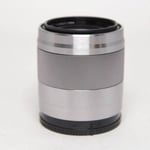 Sony Used E 50mm f/1.8 OSS Prime Lens Silver