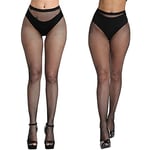 Aomig Collants Résille Femme, Sexy Élastique Collants, Taille Haute Filets Bas Résille, Cuisse Haut Bas Collants (as4, alpha, s, regular, regular)