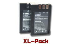 Set 2 xbatterie VHBW 900mAh (7.2V) pour caméra FujiFilm FinePix S100, S100FS, S200, S200EXR, remplace NP-140.