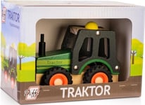 Daffi Träbil Med Däck - Traktor