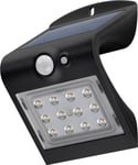 Goobay LED Solcellelampe med bevegelsessensor, 1.5W - Svart