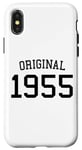 Coque pour iPhone X/XS Original 1955, 70 ans, pour homme et femme, 70e anniversaire