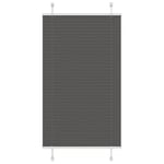 Plisserad persienn svart 70x100 cm tyg bredd 69,4 cm polyester