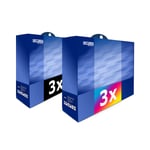 6x Ink 3+3 for Kodak ESP-5250 ESP-3250 ESP-9 ESP-7 ESP-3200 ESP-5 ESP-5220