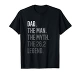 Dad The Man The Myth The 26.2 Marathon Legend Daddy T-Shirt