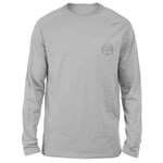 Rick and Morty Morty Embroidered Unisex Long Sleeved T-Shirt - Grey - XL