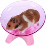 Ensoleille - Roue de hamster Roue de soucoupe volante pour petits animaux Jouet d'exercice pour hamster Jouet pour hamster 1 pièce (Rose)
