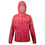 Regatta Veste Technique protectrice LEERA IV légère, imperméable et Respirante avec revêtement Design Jackets Waterproof Shell Femme, Neon Pink, FR : XS (Taille Fabricant : 10)