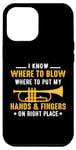 Coque pour iPhone 14 Pro Max Know Where To Blow & Put My Hands & Fingers On Right Place