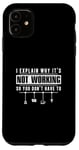 Coque pour iPhone 11 J'explique pourquoi ça ne fonctionne pas Funny Enterprise Architecture