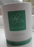 Isle of Skye Candles Co Bog Myrtle and Fresh Mint Irish Candle 500g - New