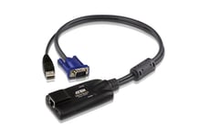 Aten Ka7570 Usb Kvm Adapter Cable - Tangentbords-/Video-/Muskabel - Rj-45 (Hona) Till Usb, Hd-15 (Vga) (Hane) - För Altusen Kh1508a, Kh1516a, Kh2508a, Kh2516a