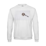 Sweat Shirt Homme @ Girl Boss Presse Papier Message Fond Blanc