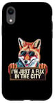 Coque pour iPhone XR I'm Just a Fox in the City Design Cool Urban Design