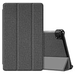 FINTIE Coque Compatible avec Samsung Galaxy Tab A7 Lite 2021 8,7 Pouces - Étui Rigide Housse Fin et Léger Cover Rabat Pliable Pochette pour SM-T225 / T220 / T227, Gris