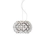 Foscarini Caboche Plus piccola pendel transparent