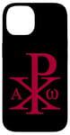 iPhone 14 CHI RHO ALPHA OMEGA CHRISTIAN CROSS SYMBOL Case