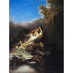 Rembrandt The Rape of Proserpine Kunstdruck auf Leinwand, Premium-Wanddekoration, Poster