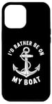 Coque pour iPhone 12 Pro Max I Don't Need Therapy Boat Cruise Yacht