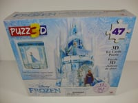 DISNEY FROZEN 3D ICE CASTLE PUZZLE ELSA 47 PIECES 12" INCHES TALL NEW