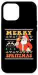 Coque pour iPhone 12 Pro Max Merry Spitz MAS X HO HO HOLY APEROLY XMAS SANTA Noël