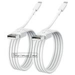 iPhone Charger Cable 1M, 2Pack Apple MFi Certified iPhone Lightning to USB Cable 1Meter, Fast iPhone Charging Wire Apple Lead for iPhone 13/12/11 Pro/11/XS MAX/XR/8/7/6s/6/5S/SE iPad Original