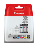 Canon 580/581 Multipack, 5 patroner