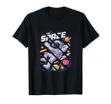 Retro The Space Astronaut Planets Stars - Funny Astronaut T-Shirt