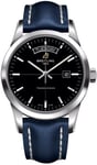 Breitling Watch Transocean Day Date Leather Tang Type