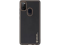 Dux Ducis Dux Ducis Yolo Elegant Case Cover Made Of Ecological Leather For Samsung Galaxy M30s Black